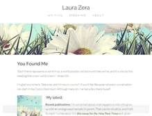 Tablet Screenshot of laurazera.com